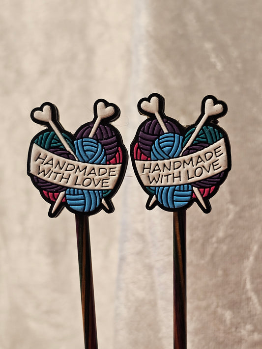 Handmade with love blå